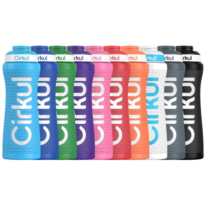 22oz. Grip Stainless Steel Bottle & Sport Lid A9